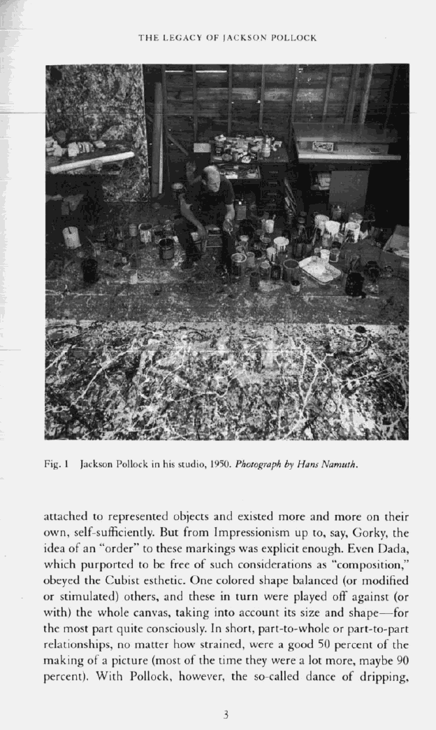 allan kaprow the legacy of jackson pollock